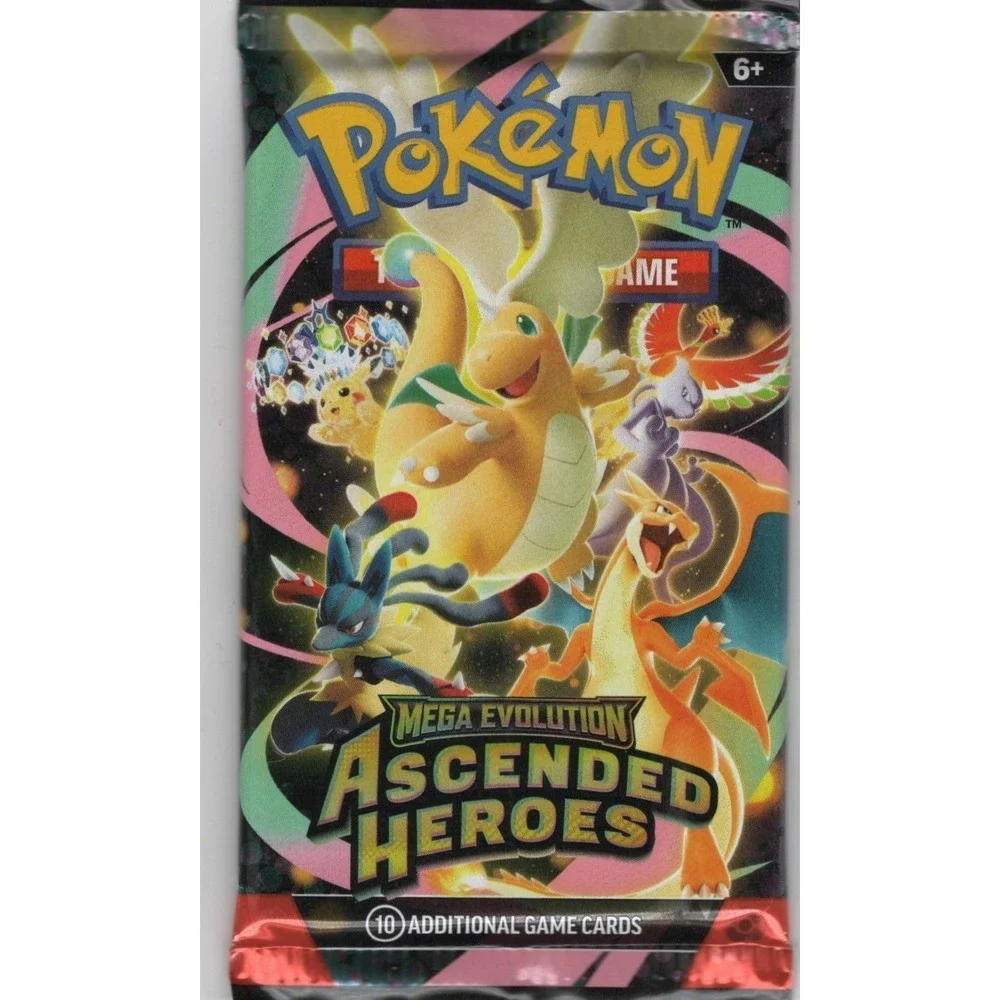 Pokemon Ascended Heroes Booster Pack 1x - Ships Today!